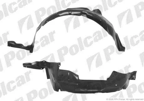 Подкрылок левый Polcar 4516FL-1