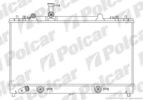 Радиаторы охлаждения Polcar 451908-4