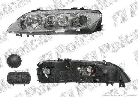 Фара основная левая H1 Polcar 4519090E
