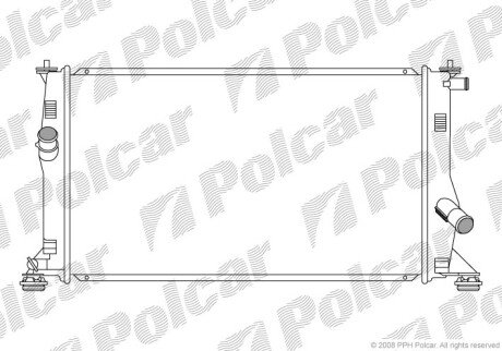 Радіатори охолодження Polcar 4526083K (фото 1)