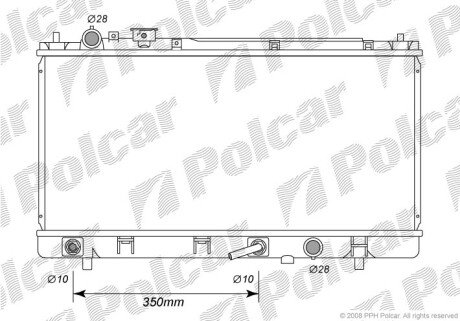 Радіатори охолодження Polcar 454008-1