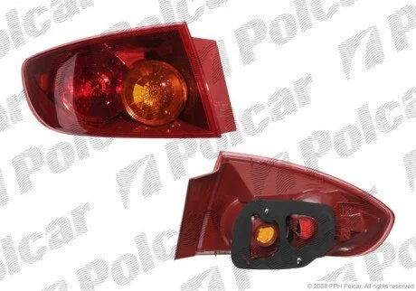 Фонарь задний справа наружный Polcar 4541880E