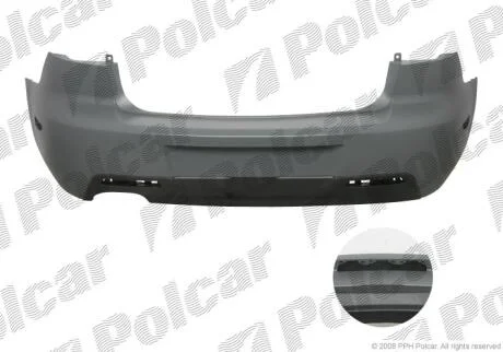 Бампер задний Polcar 454196