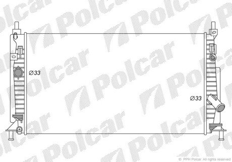 Радіатори охолодження Polcar 454208-1