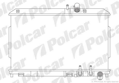 Радіатори охолодження Polcar 454808-2