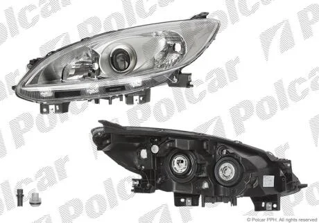 Фара основная Polcar 455109-E