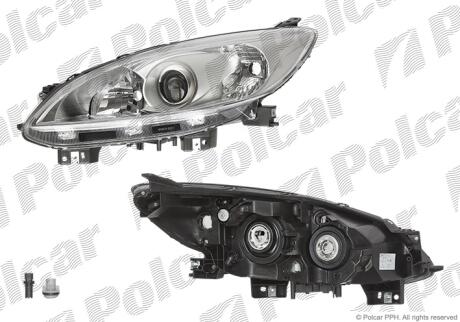 Фара основная Polcar 455110-E