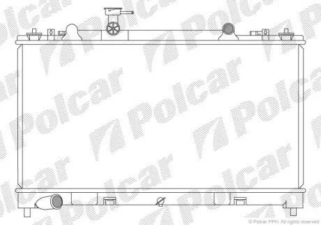 Радіатори охолодження Polcar 456008-5