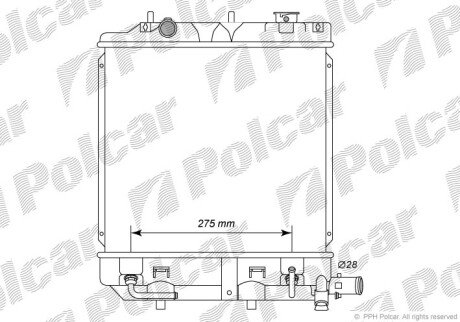 Радиаторы охлаждения Polcar 4571082K