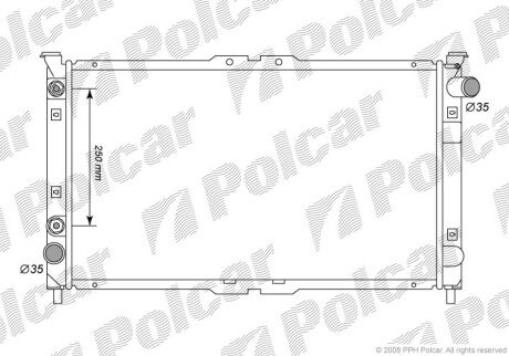 Радіатори охолодження Polcar 457708-2