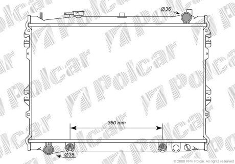 Радіатори охолодження Polcar 457808-3