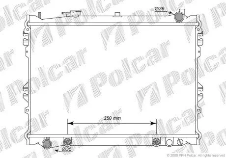 Радіатори охолодження Polcar 457808-3