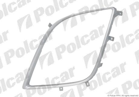 Решетка бампера левая Polcar 45812715