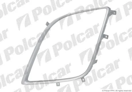 Решітка бампера права Polcar 45812716