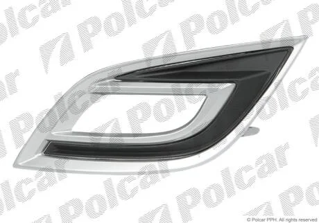 Решетка бампера правая Polcar 458527-4