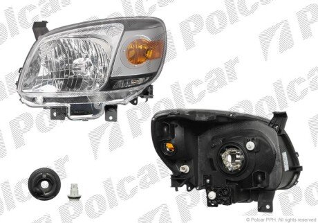 Фара основная правая H4 Polcar 459710-E