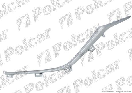 Накладка бампера левая Polcar 45C205-5