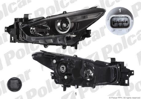 Фара основна Polcar 45C2095E