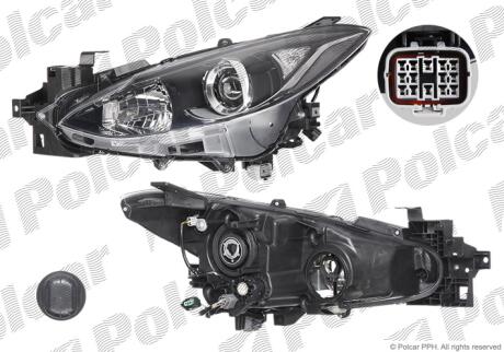 Фара основная Polcar 45C210-E