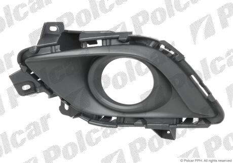 Решетка бампера левая Polcar 45D127-1