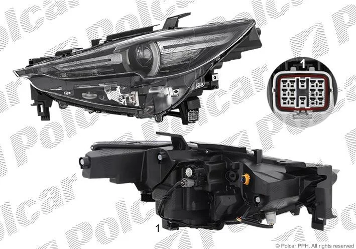 Фара основная Polcar 45X2102E (фото 1)