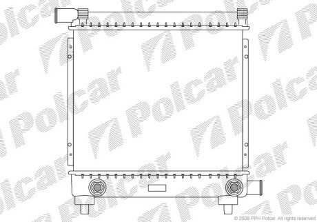 Радіатори охолодження Polcar 500108-2