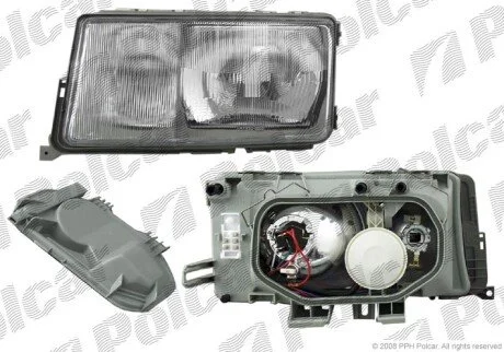 Фара основная правая H3, H4, P21W, T4W Polcar 5001100E