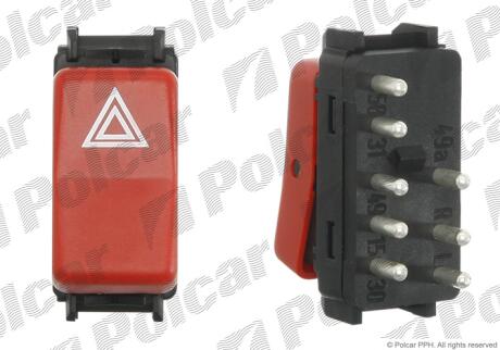 Включатель аварийного света Polcar 5001P-31