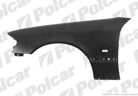Крыло спереди справа с отверстием для поворотника Polcar 500202