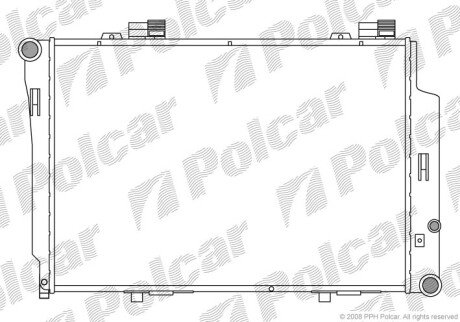 Радіатори охолодження Polcar 500208-1