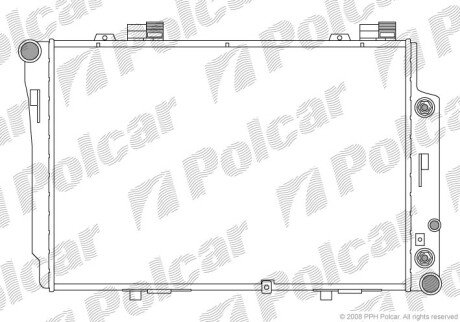 Радіатори охолодження Polcar 500208-2