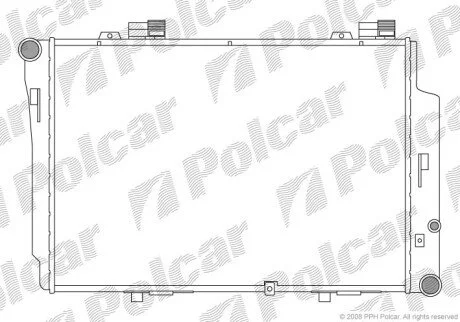 Радіатори охолодження Polcar 500208-3