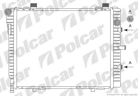 Радіатори охолодження Polcar 500208-6