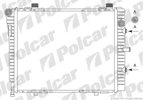 Радіатори охолодження Polcar 500208-6