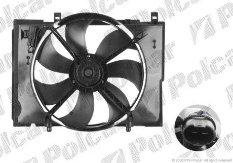 Вентилятори з корпусом / кронштейном Polcar 500223W4