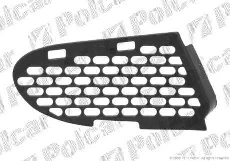 Решетка бампера левая Polcar 500227-3