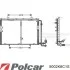 Радіатор кондиціонера (Конденсатор) без осушувача Polcar 5002K8C1S (фото 1)
