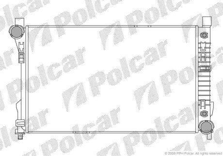 Радіатори охолодження Polcar 500308-5 (фото 1)