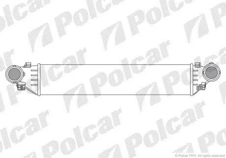 Радіатори повітря (Інтеркулери) Polcar 5003J8-1