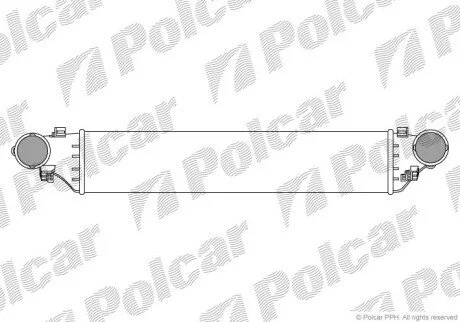 Радіатори повітря (Інтеркулери) Polcar 5003J8-2