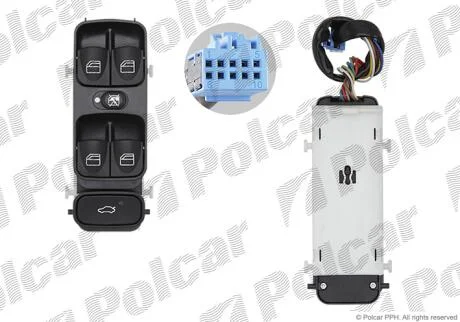 Блок кнопок склопідіймача Polcar 5003P-70