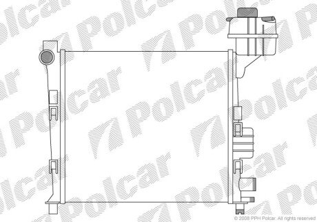 Радіатори охолодження Polcar 5005082X (фото 1)