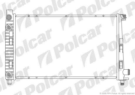 Радіатори охолодження Polcar 500508-3