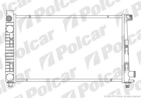 Радіатори охолодження Polcar 500508-5