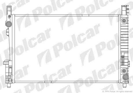 Радіатори охолодження Polcar 500608-1