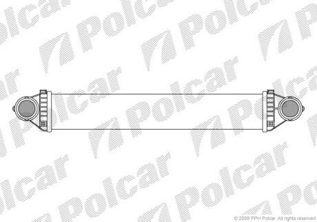 Радіатори повітря (Інтеркулери) Polcar 5006J8-1