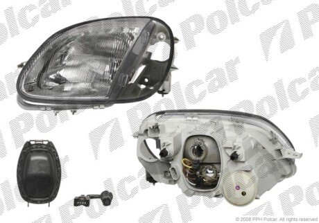 Фара основная правая H7 Polcar 500710-E