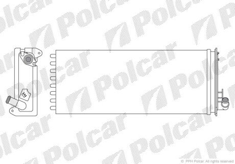 Радиатор отопителя Polcar 5010N8-3