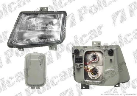 Фара основная правая H1, H4, W5W Polcar 5012104E