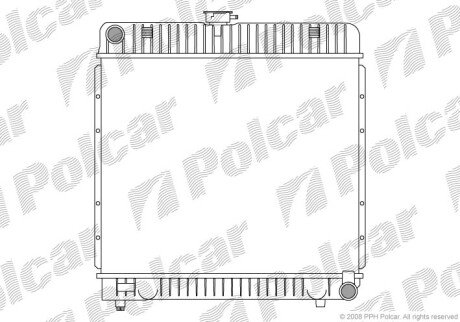 Радіатори охолодження Polcar 501308-1 (фото 1)